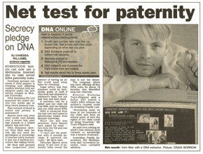 DNA Solutions sur le journal Herald Sun